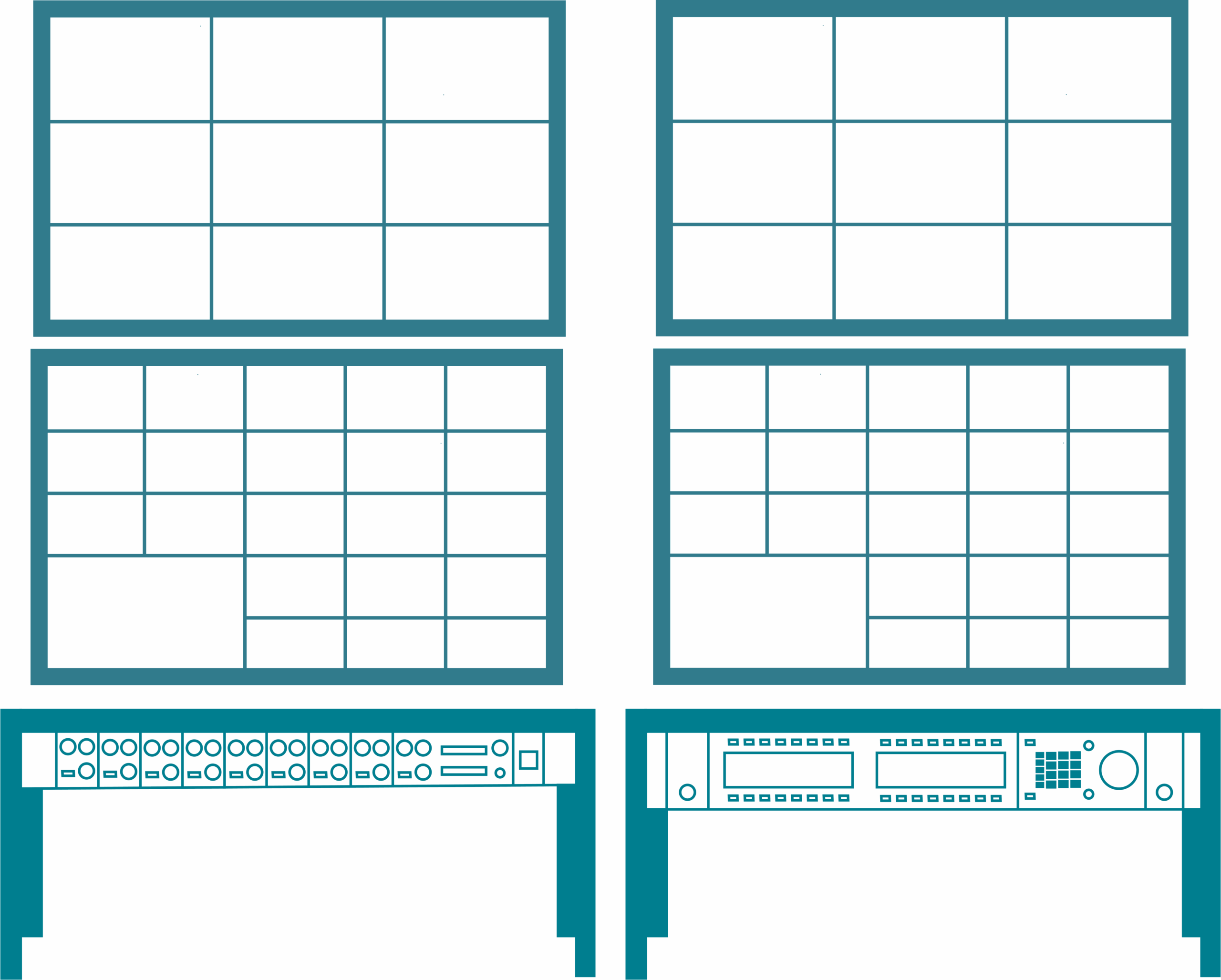 AHP workspace line art